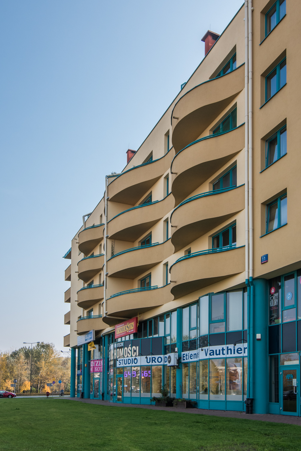 Zdjęcie architektury budynku Budynki mieszkalno-usługowe